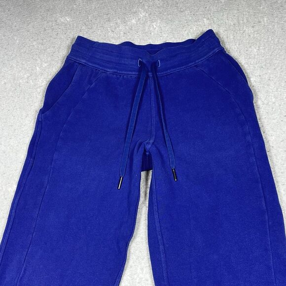 Lululemon Scuba Jogger Size 2 HR High Rise Relaxed Psychic Blue Sweatpants - Picture 2 of 13